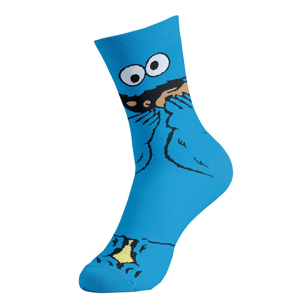 גרביים מעוצבות עוגיפלצת רחוב סומסום | Sesame Street Cookie Monster Socks | גרביים | פלאנט איקס | Planet X