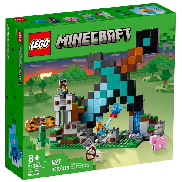 לגו 21244 מוצב החרב מיינקראפט | LEGO 21244 The Sword Outpost Minecraft | הרכבות | פלאנט איקס | Planet X