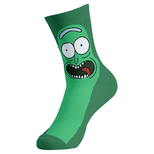 גרביים מעוצבות פיקל ריק | Pickle Rick Socks | גרביים | פלאנט איקס | Planet X