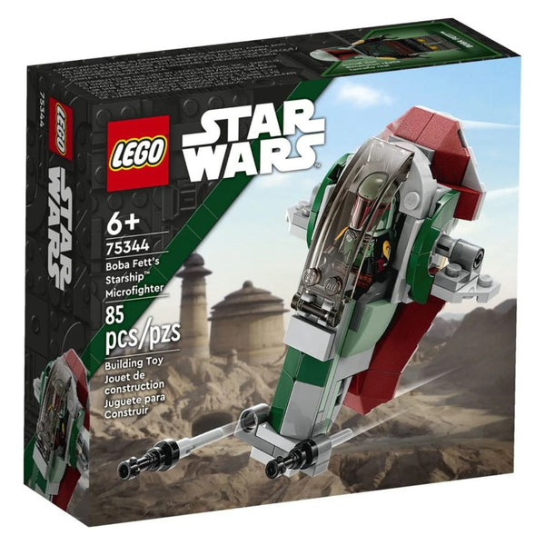 לגו 75344 ספינת חלל מיקרופייטר של בובה פט מלחמת הכוכבים | LEGO 75344 Boba Fett's Starship Microfighter Star Wars | הרכבות | פלאנט איקס | Planet X
