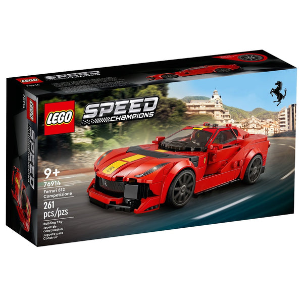 לגו 76914 פרארי 812 קומפטציונה | LEGO 76914 Ferrari 812 Competizione Speed Champions | הרכבות | פלאנט איקס | Planet X