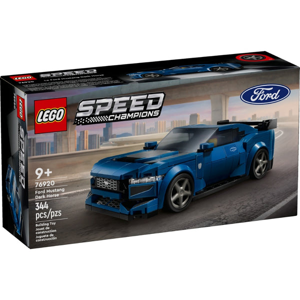 לגו 76920 פורד מוסטנג דארק הורס | LEGO 76920 Ford Mustang Dark Horse Speed Champions