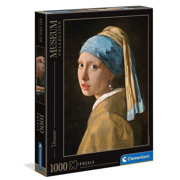 פאזל נערה עם עגיל פנינה יאן ורמיר 1000 חלקים | Girl with a Pearl Earring Johannes Vermeer 1000 Pieces Jigsaw Puzzle | | פלאנט איקס | Planet X