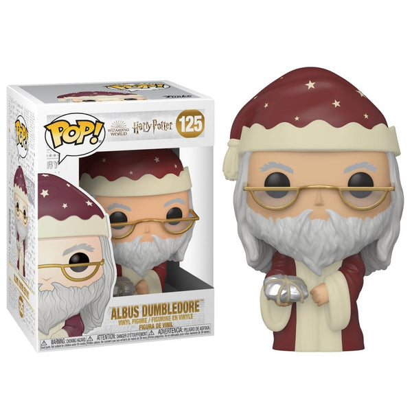 בובת פופ אלבוס דמבלדור (בגדי חג) עם מתנה | Funko Pop Albus Dumbledore Holiday (With Gift) 125 | בובת פופ | פלאנט איקס | Planet X