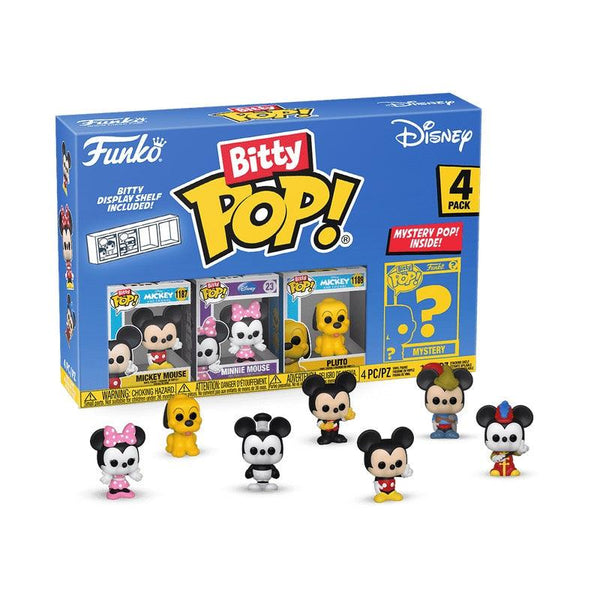 פאנקו ביטי פופ! דיסני סדרה 1 | Funko Bitty POP! Disney 4 Pack Series 1 | בובת פופ | פלאנט איקס | Planet X