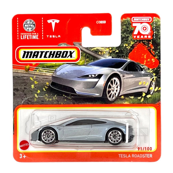 מאצ'בוקס טסלה רודסטר | Matchbox Tesla Roadster | רכבים | פלאנט איקס | Planet X