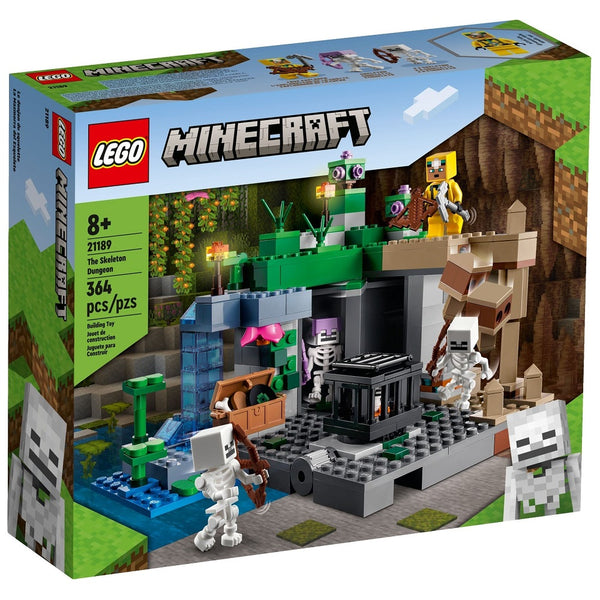 לגו 21189 צינוק השלדים מיינקראפט | LEGO 21189 The Skeleton Dungeon Minecraft | הרכבות | פלאנט איקס | Planet X