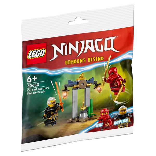 לגו 30650 קרב המקדש של קאי ורפטון נינג'גו | LEGO 30650 Kai and Rapton's Temple Battle Ninjago | הרכבות | פלאנט איקס | Planet X