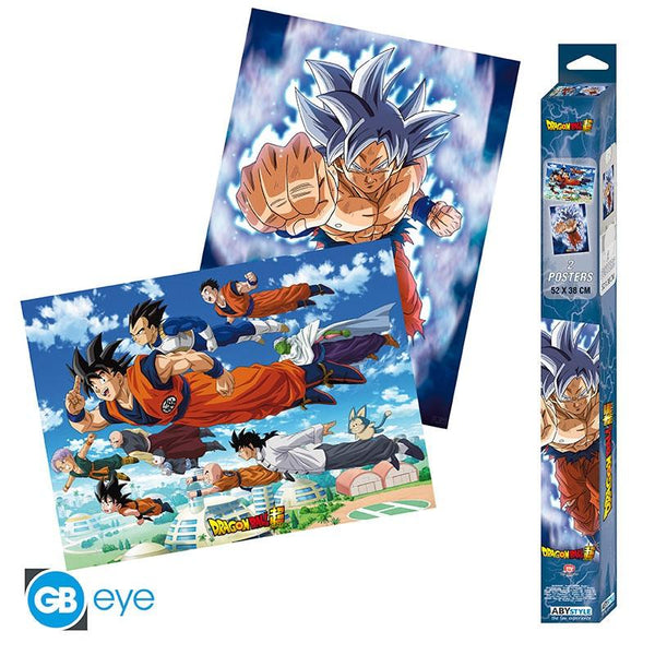 זוג פוסטרים גוקו וחברים דרגון בול סופר | Goku And Friends Dragon Ball Super Poster Set | פוסטרים | פלאנט איקס | Planet X