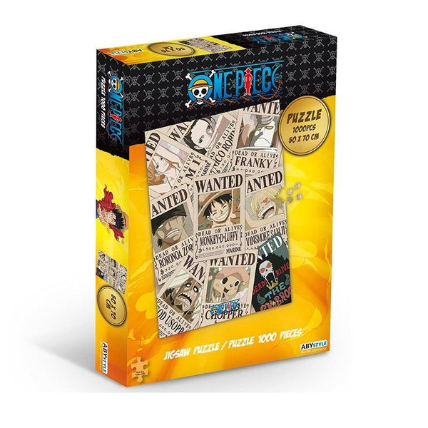 פאזל וואן פיס מבוקשים 1000 חלקים | One Piece Wanted 1000 Pieces Jigsaw Puzzle | | פלאנט איקס | Planet X