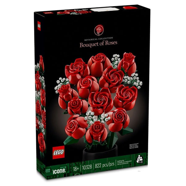 לגו 10328 זר ורדים | LEGO 10328 Bouquet of Roses | הרכבות | פלאנט איקס | Planet X