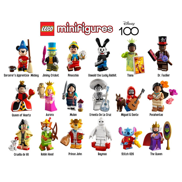מארז 36 דמויות לגו 71038 שקית הפתעה דיסני חגיגות המאה | LEGO 71038 Minifigures Disney 100 Anniversary 36 Set | הרכבות | פלאנט איקס | Planet X