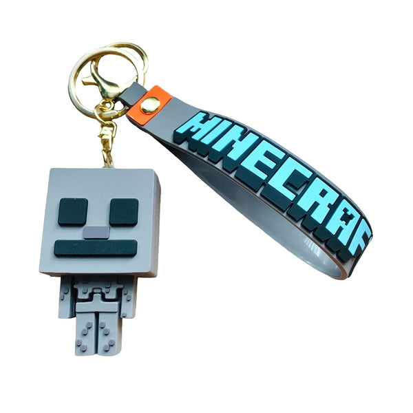 מחזיק מפתחות סקלטון מיינקראפט | Minecraft Skeleton Keychain | מחזיק מפתחות | פלאנט איקס | Planet X