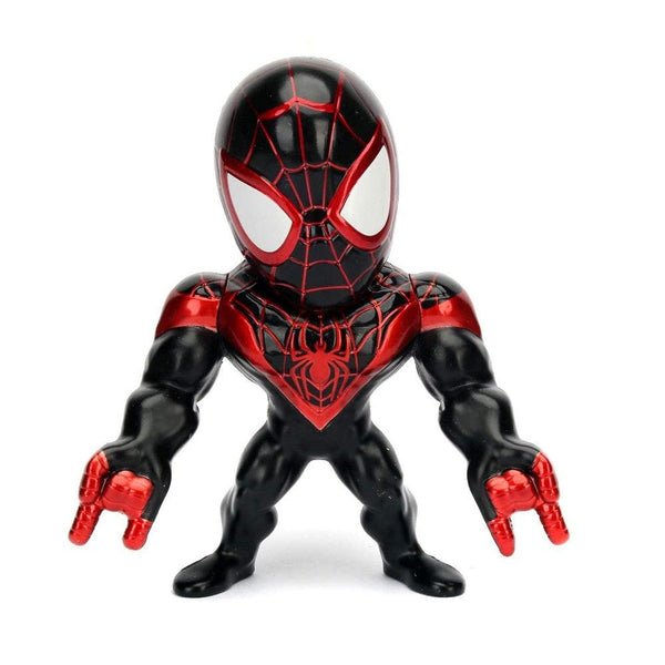 בובת מיילס מוראלס ספיידרמן מתכת 10 ס"מ | Miles Morales Spider-Man Figure Jada Metal Die Cast | דמויות וגיבורים | פלאנט איקס | Planet X