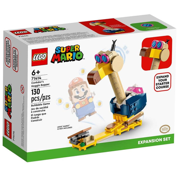לגו 71414 נוגין בופר של קונקדור (ערכת הרחבה) סופר מריו | LEGO 71414 Conkdor's Noggin Bopper Expansion Set | הרכבות | פלאנט איקס | Planet X