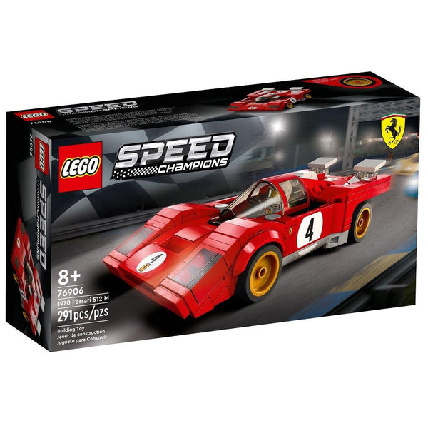 לגו 76906 ספיד פרארי 512 | LEGO 76906 1970 Ferrari 512 M Speed Champions | הרכבות | פלאנט איקס | Planet X