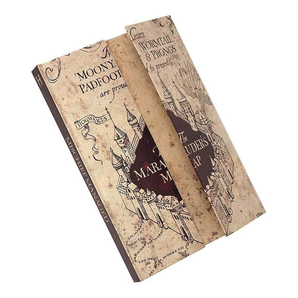 מחברת A5 כריכה קשה מפת הקונסאים הארי פוטר | Harry Potter Marauders Map Notebook A5 | מחברת | פלאנט איקס | Planet X