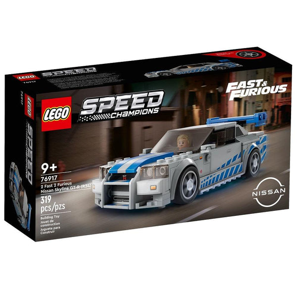 לגו 76917 ניסאן סקייליין מהיר ועצבני 2 | LEGO 76917 Nissan Skyline GT-R R34 Speed Champions | הרכבות | פלאנט איקס | Planet X