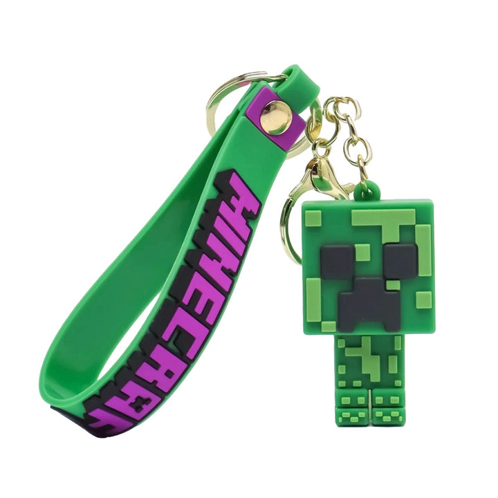 מחזיק מפתחות קריפר מיינקראפט | Minecraft Creeper Keychain | מחזיק מפתחות | פלאנט איקס | Planet X