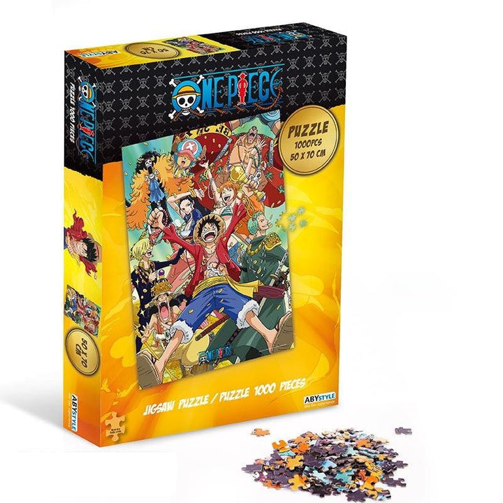 פאזל וואן פיס צוות כובעי הקש 1000 חלקים | One Piece Straw Hat Crew 1000 Pieces Jigsaw Puzzle | | פלאנט איקס | Planet X