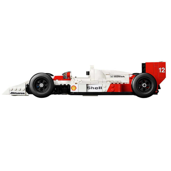 לגו 10330 מקלארן MP4 איירטון סנה | LEGO 10330 McLaren MP4/4 And Ayrton Senna | הרכבות | פלאנט איקס | Planet X