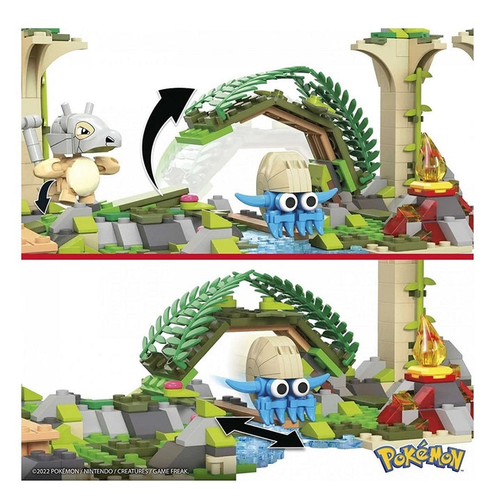 ערכת הרכבה פוקימון הריסות הג'ונגל | Pokemon Jungle Ruins Mega Construx | הרכבות | פלאנט איקס | Planet X