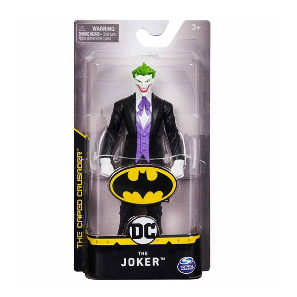 בובת הג'וקר חליפה שחורה 15 ס"מ | The Joker Black Suit 15cm Spin Master | דמויות וגיבורים | פלאנט איקס | Planet X