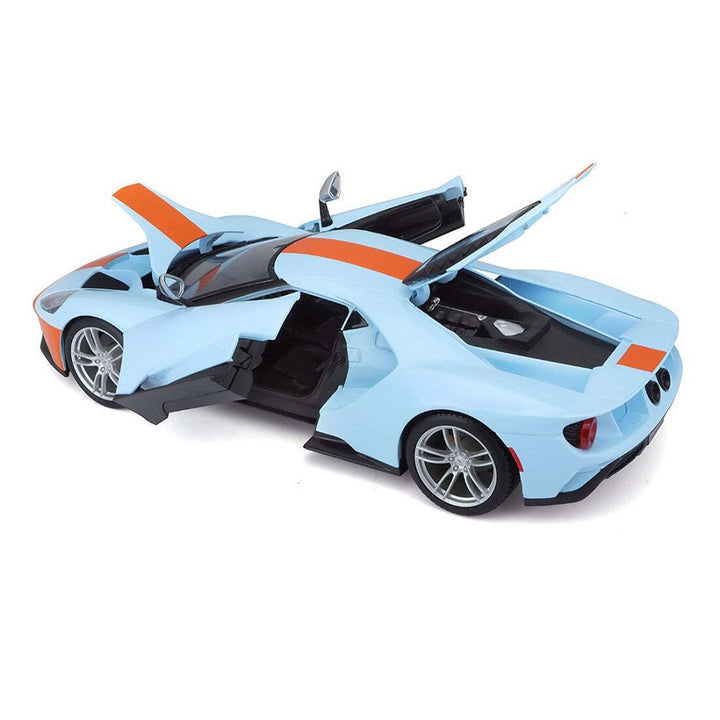 פורד GT 2017 1:18 מהדורה מיוחדת | Ford GT 2017 Blue And Orange 1:18 Maisto Special Edition | רכבים | פלאנט איקס | Planet X