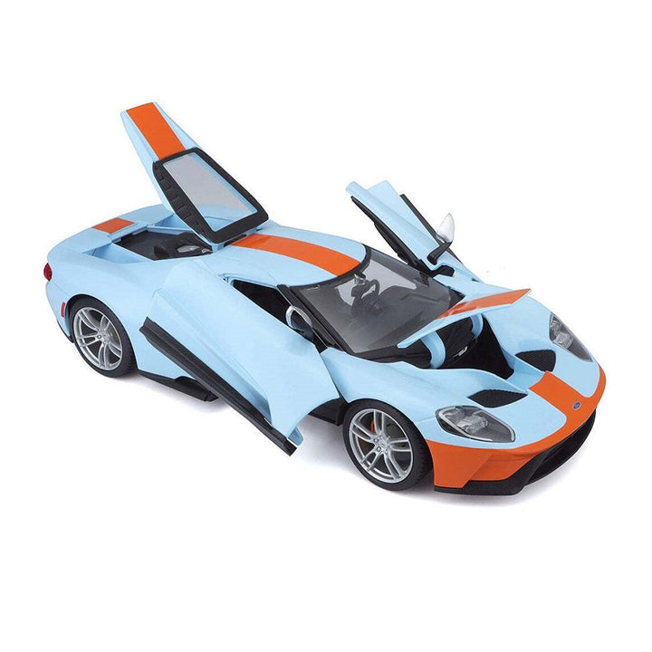 פורד GT 2017 1:18 מהדורה מיוחדת | Ford GT 2017 Blue And Orange 1:18 Maisto Special Edition | רכבים | פלאנט איקס | Planet X