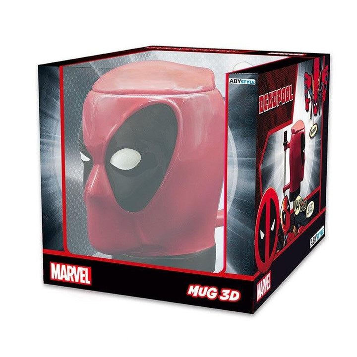 ספל תלת מימד דדפול 350 מ"ל כולל מכסה | Deadpool 3D Mug | ספלים וכוסות | פלאנט איקס | Planet X