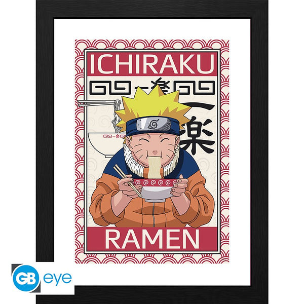 תמונה ממוסגרת נארוטו איצ'יקרו ראמן | Naruto Framed print Ichiraku Ramen