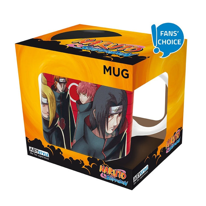 ספל נארוטו שיפודן 320 מ"ל | Naruto Shippuden Artwork Akatsuki Mug Fans Fan’s Choice | ספלים וכוסות | פלאנט איקס | Planet X