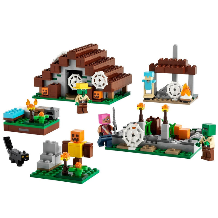 לגו 21190 הכפר הנטוש מיינקראפט | LEGO 21190 The Abandoned Village Minecraft | הרכבות | פלאנט איקס | Planet X