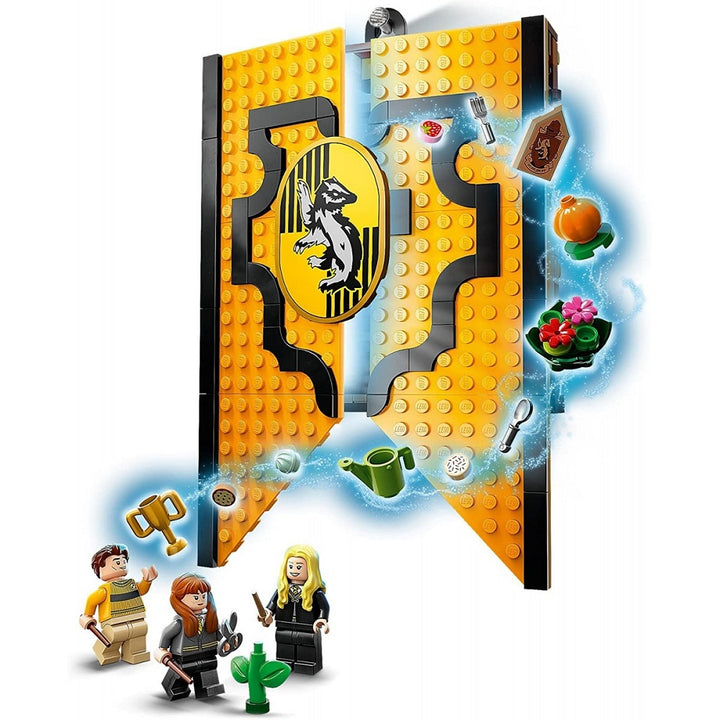 לגו 76412 דגל בית הפלפאף | LEGO 76412 Hufflepuff House Banner | הרכבות | פלאנט איקס | Planet X
