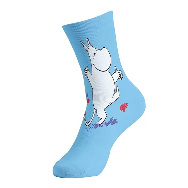 גרביים מעוצבות מומין המומינים | Moomintroll "Moomin" Moomins Socks | גרביים | פלאנט איקס | Planet X