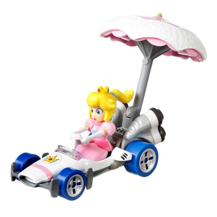 הוט ווילס הנסיכה פיץ' בי דאשר | Hot Wheels Princess Peach B Dasher Peach Parasol | רכבים | פלאנט איקס | Planet X