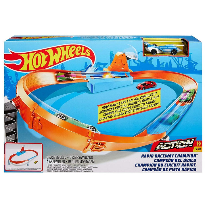 הוט ווילס מסלול מירוץ מהיר | Hot Wheels Rapid Raceway Champion | מסלולים | פלאנט איקס | Planet X