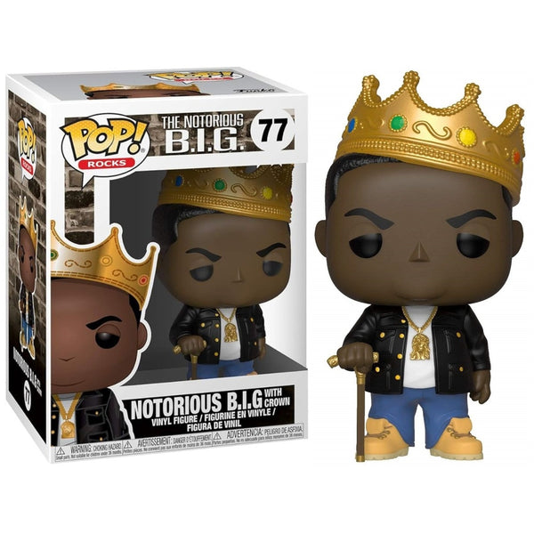 בובת פופ נוטוריוס בי. איי. ג'י. עם כתר | Funko Pop Notorious B.I.G. with Crown 77