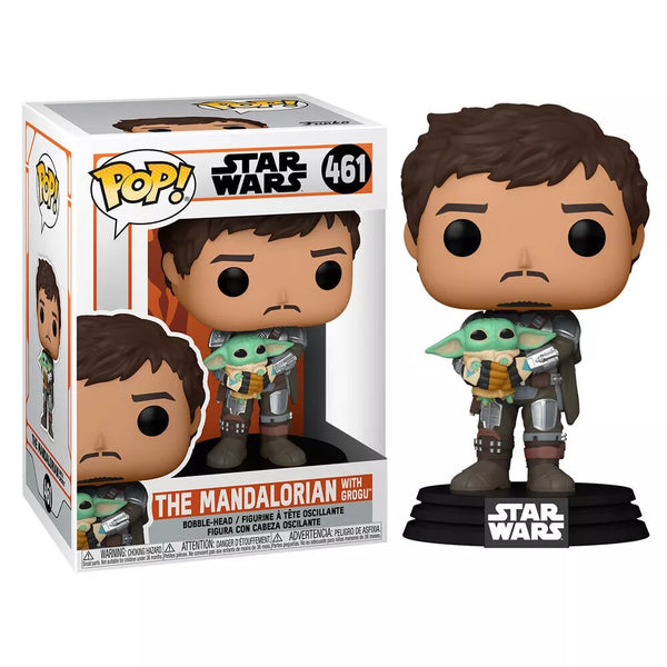 בובת פופ המנדלוריאן (מנדו) עם גרוגו הילד | Funko Pop The Mandalorian With Grogu 461