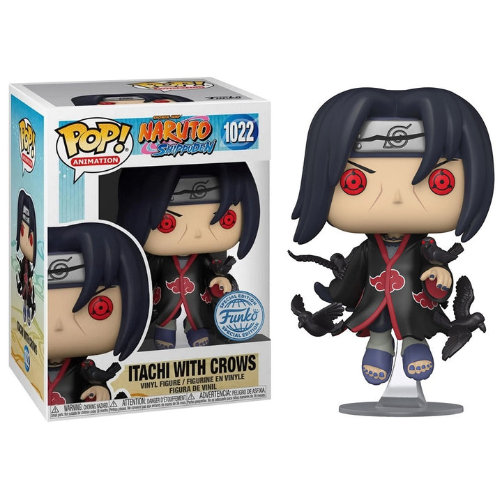 בובת פופ איטאצ'י עם עורבים מהדורה מיוחדת | Funko Pop Itachi With Crows Special Edition 1022 | בובת פופ | פלאנט איקס | Planet X