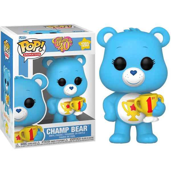 בובת פופ דוב אלוף דובוני אכפת לי | Funko Pop Champ Bear 1203 Care Bears | בובת פופ | פלאנט איקס | Planet X