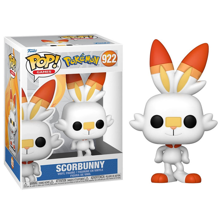 בובת פופ סקורבאני פוקימון | Funko Pop Scorbunny 922 | בובת פופ | פלאנט איקס | Planet X