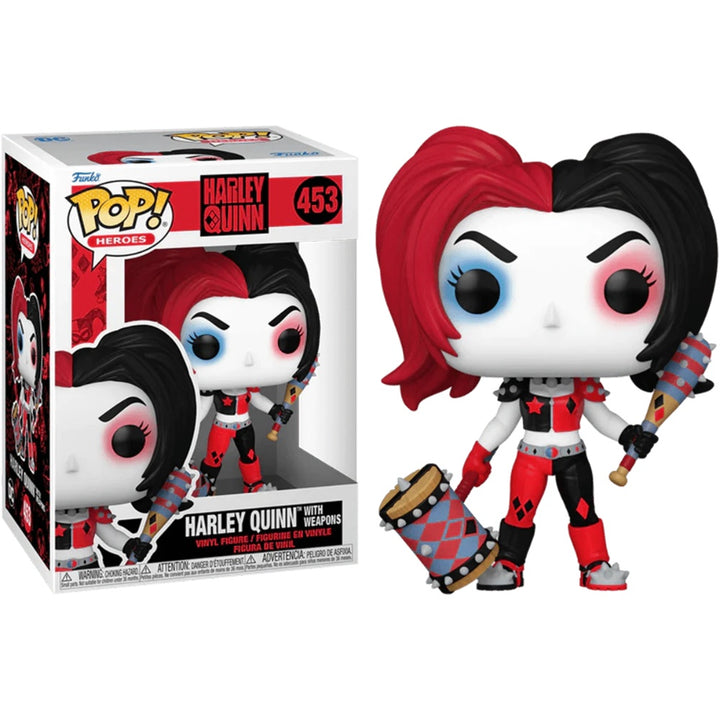 בובת פופ הארלי קווין עם כלי נשק | Funko Pop! Harley Quinn with Weapons 453