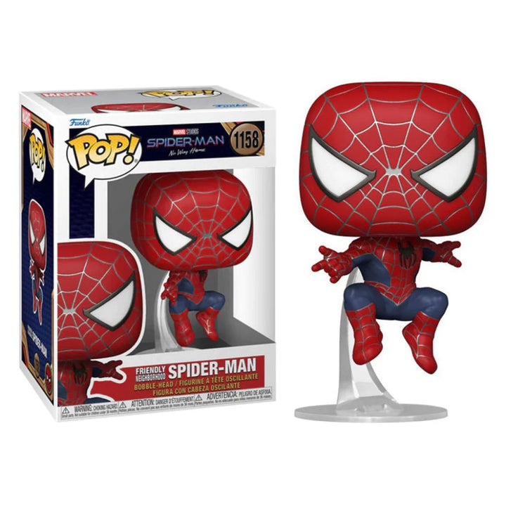 בובת פופ ספיידרמן אין דרך הביתה | Funko Pop Friendly Neighborhood Spider-Man 1158 | בובת פופ | פלאנט איקס | Planet X