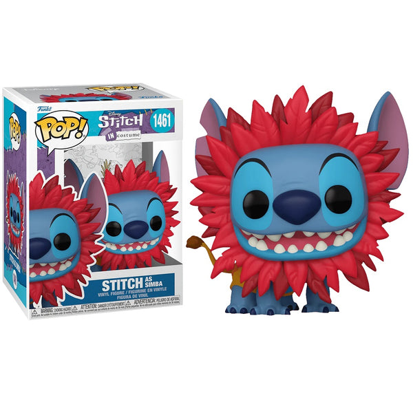 בובת פופ סטיץ' בתחפושת סימבה | Funko Pop Lilo & Stitch Costume Stitch as Simba 1461