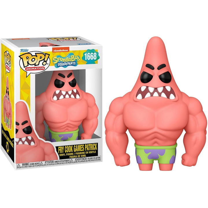 בובת פופ פטריק בובספוג מכנס מרובע | Funko Pop Spongebob Squarepants Fry Cook Games Patrick 1668