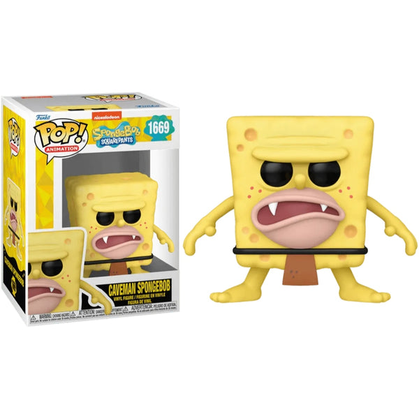 בובת פופ בובספוג מכנס מרובע איש מערות | Funko Pop Spongebob Squarepants Caveman Spongebob 1669