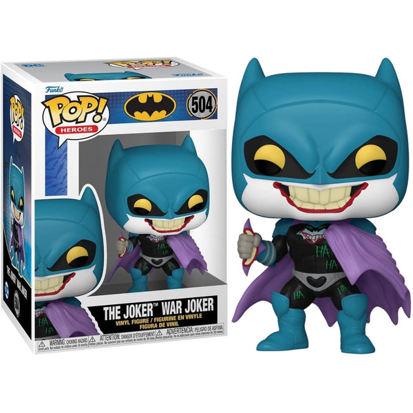 בובת פופ הג'וקר (וור ג'וקר) באטמן וור זון | Funko Pop! The Joker War Joker (Batman: War Zone) 504