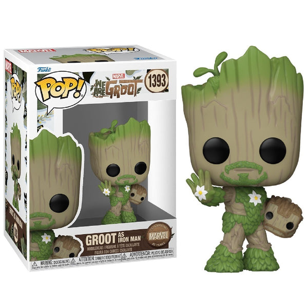 בובת פופ גרוט בתחפושת איירון מן | Funko Pop Groot As Iron Man We Are Groot 1393