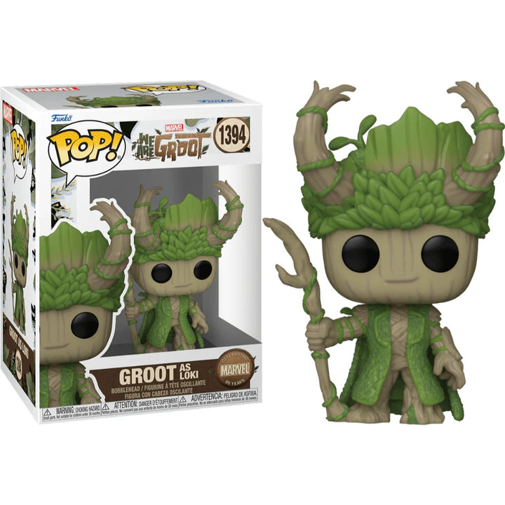 בובת פופ גרוט בתחפושת לוקי | Funko Pop Groot As Loki We Are Groot 1394